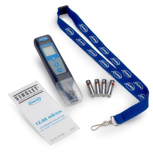 Hach Pocket Pro High Range, 0.0 to 19.99 mS/cm, Conductivity Meter & Tester, Measures HR Conductivity & Temperature, 9531500 in Saudi Arabia