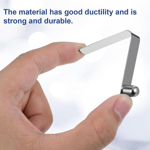 16 PCS Push Button Spring Clips, V Shaped Tent Pole Clips Stainless Steel Kayak Spring Snap Tube Locking Pin Clip for Camping Kayak Paddle Tent Pole (8mm) in Saudi Arabia