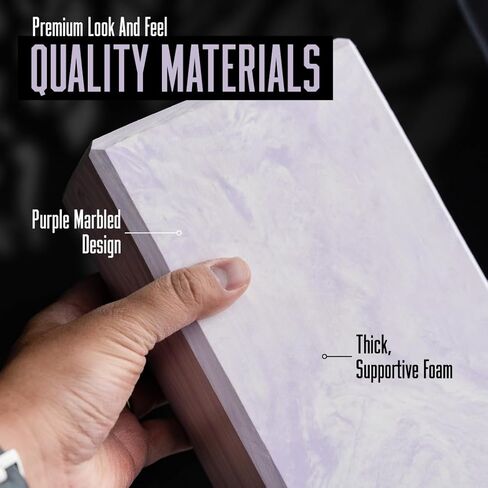 Yoga Block – High-Density Foam Exercise Block for Yoga, Pilates, Stretching & Meditation – Non-Slip, Lightweight & Durable by Lunai in Kuwait