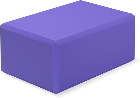 عبوة واحدة من مكعبات اليوجا الإسفنجية الكبيرة مقاس 9x6x4 بوصة، كتلة بيلاتيس قوية، كتلة للتمرين، سطح غير قابل للانزلاق لليوجا للتأمل والتمدد والتنغيم، وردي in Kuwait