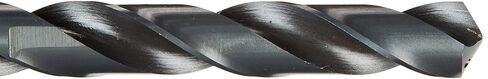 299 Series High-Speed Steel Oil Hole Drill Bit, Black Oxide Finish, #3 Morse Taper Shank, Spiral Flute, 118 Degrees Notched Point, 53/64" Size, 10-3/4" Length (Pack of 1) in Saudi Arabia