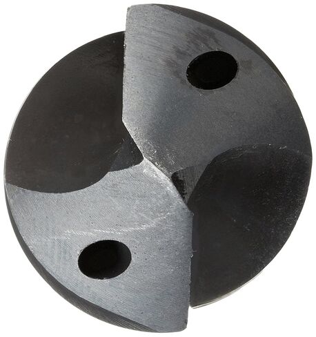 299 Series High-Speed Steel Oil Hole Drill Bit, Black Oxide Finish, #3 Morse Taper Shank, Spiral Flute, 118 Degrees Notched Point, 53/64" Size, 10-3/4" Length (Pack of 1) in Saudi Arabia