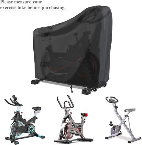 غطاء دراجة التمرين، غطاء دراجة منتصب، أغطية دراجة ثابتة للتخزين في الهواء الطلق، غطاء دراجة مقاوم للماء والغبار، مناسب تمامًا للياقة البدنية في الأماكن المغلقة أو الهواء الطلق in Kuwait