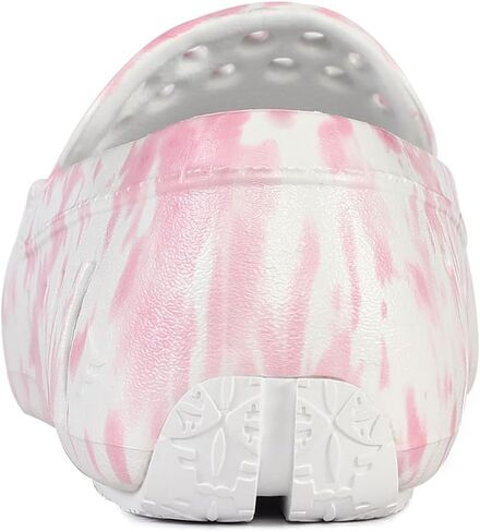 Floafers للجنسين طباعة Prodigy Driver (طفل صغير/طفل صغير/طفل كبير)، صبغة ربطة عنق وردية/أبيض ساطع، 13، متوسط in Kuwait