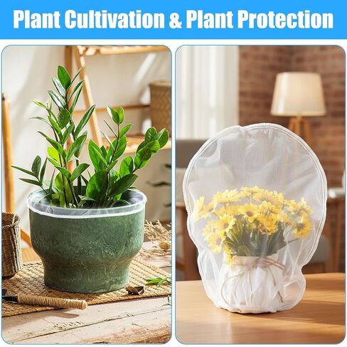 15 Pcs Paint Strainer 1 Gallon, Disposable Bag Bucket Strainer Fine Mesh Paint Filter Bag with Elastic Top Opening for Paints Gardening in Kuwait