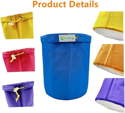 20 Gallon 5 Pack Filter Bag with Filter Screen and Storage Pouch for Hydroponics, Gardening, Juice etc. in Saudi Arabia
