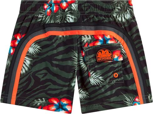 Boys Elastic Waist Boardshort, Swim Trunks Sized by Age in Kuwait