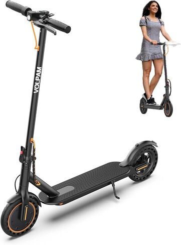 VOLPAM Electric Scooter, 350W/500W/800W/1000W/250W Powerful Motor & 19/22/ 9 MPH Top Speed, 16-28-10 Miles Long Range, Folding E Scooter Choice in Kuwait