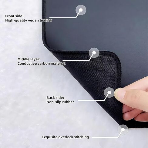 بساط التأريض للأقدام، بساط التأريض لنوم أفضل، وتخفيف التوتر والصحة، ووسادة التأريض لليوجا، والمنزل، والمكتب، بما في ذلك سلك التأريض بطول 15 قدمًا (24 بوصة × 35 بوصة) in Kuwait