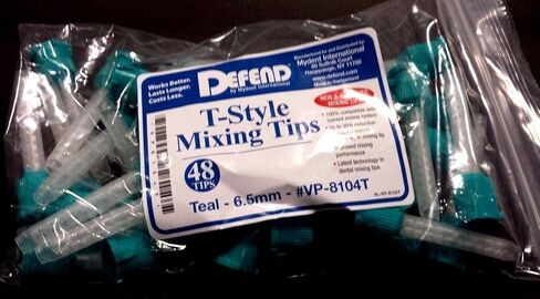 VP-8104T T-Mix Mixing Tip, Teal (Pack of 48) in Saudi Arabia