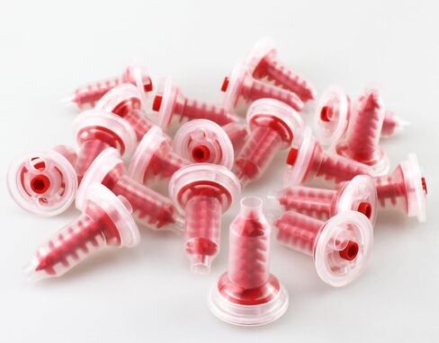 50/bg Dental Dynamic Mixing Tips Penta-Style Compatible with All Machines Red in Saudi Arabia