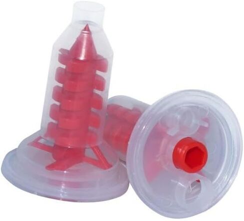 50/bg Dental Dynamic Mixing Tips Penta-Style Compatible with All Machines Red in Saudi Arabia