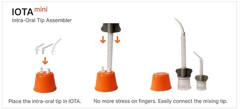 48pc Light Body Dental HP Mixing Tips Impression+50pcs intra oral tips DXM DX-Mixer® in Kuwait