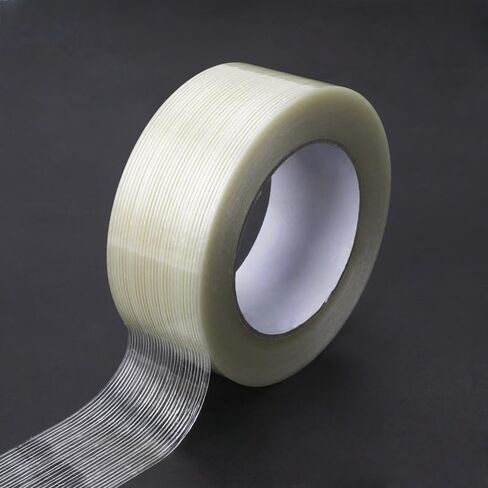 Fiberglass Tape, 1.97 Inch x 21.87 Yards, Heavy Duty Transparent Reinforced Fiberglass Tape for Packing and Shipping in Saudi Arabia