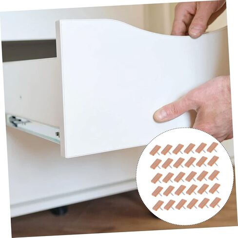 Gadpiparty 60pcs Plastic Square Nails for Furniture Sliders Home Sliding Nails Chair Feet Protectors in Saudi Arabia