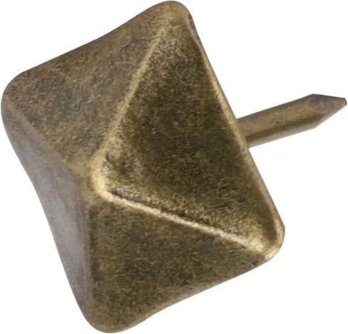 Yinhing Upholstery Door Nail Retro Cyan Bronze Iron Decorative Furniture Hardware Accessories for Home Sofa Decoration (Side length 12mm*Total length 18mm) in Saudi Arabia