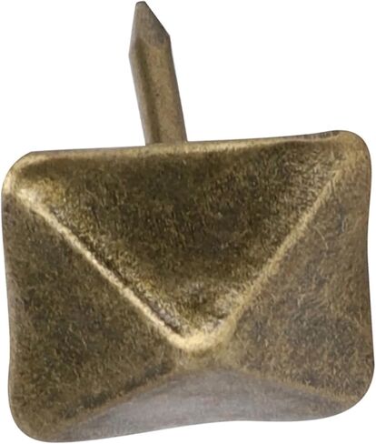 Yinhing Upholstery Door Nail Retro Cyan Bronze Iron Decorative Furniture Hardware Accessories for Home Sofa Decoration (Side length 12mm*Total length 18mm) in Saudi Arabia