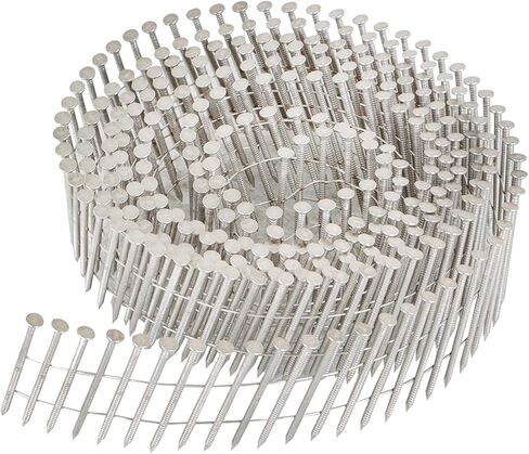 3600Pcs 15 Degree 2 Inch x .090-Inch 304 Stainless Steel Siding Nails Fit for Wood Board or Fence Applications in Saudi Arabia