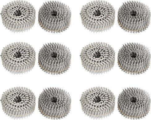 3600Pcs 15 Degree 2 Inch x .090-Inch 304 Stainless Steel Siding Nails Fit for Wood Board or Fence Applications in Saudi Arabia