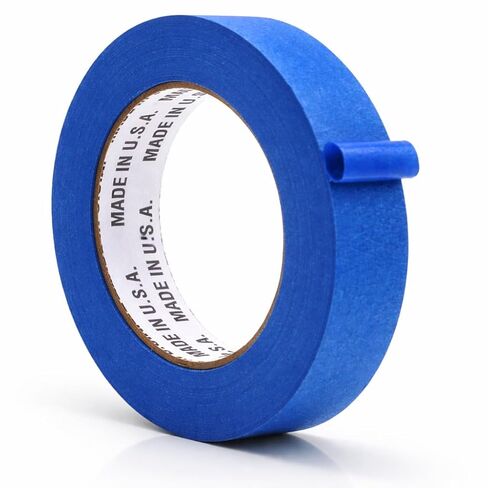 صنع في شريط USA Blue Painter - 2 بوصة × 60 ياردة. شريط تقنيع سميك وواسع للطلاء الآمن على الحائط ، بناء ، إعادة عرض ، وضع العلامات ، تشطيب الحافة in Saudi Arabia