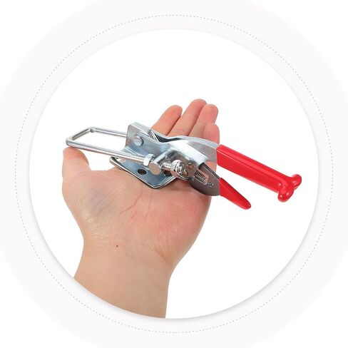 Heavy Duty Rubber Hood Catch with T-Handle Latch, Elastic Shock-Absorbing Engine Hood Lock, Stainless Steel Toolbox Hold-Down Hasp for Vehicle and Industrial Use in Saudi Arabia