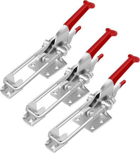 2 Pack Toggle Latch Clamp, Heavy Duty Latches, 2000Lbs Holding Capacity Adjustable Latch Lock, Smoker Clamps Latch for Industrial EquiIpment,Tire Carrier,Boxcar,Smoker Lid in Kuwait
