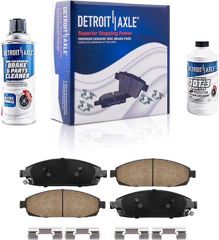 Detroit Axle - Brake Kit for V6 2010-2015 Chevrolet Camaro LS & LT Front & Rear Drilled & Slotted Disc Brake Rotors Ceramic Brakes Pads 2011 2012 2013 2014 Replacement: 12.64" inch Rotor in Saudi Arabia