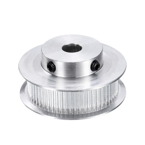 uxcell GT-2 60T Pulley Synchronous Wheel 8mm Bore, Aluminum Timing Pulley 60 Teeth, Fit Width 10mm Timing Belt for 3D Printer CNC Machine in Saudi Arabia