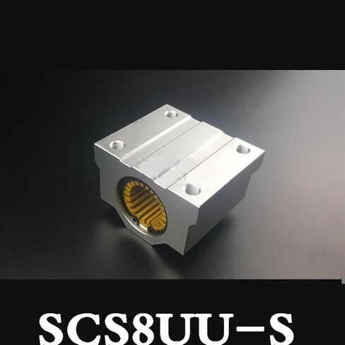 SC8UU SCS8UU Block SCS8UU-S for 8mm Shaft Guide Rail Linear Bearing Block with LM8UU-S Engineering Plastic Bearing Low Noise in Kuwait
