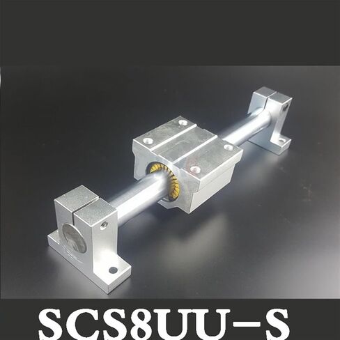 SC8UU SCS8UU Block SCS8UU-S for 8mm Shaft Guide Rail Linear Bearing Block with LM8UU-S Engineering Plastic Bearing Low Noise in Kuwait