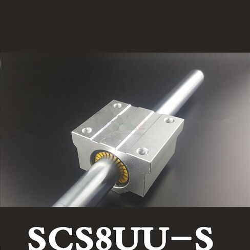 SC8UU SCS8UU Block SCS8UU-S for 8mm Shaft Guide Rail Linear Bearing Block with LM8UU-S Engineering Plastic Bearing Low Noise in Kuwait
