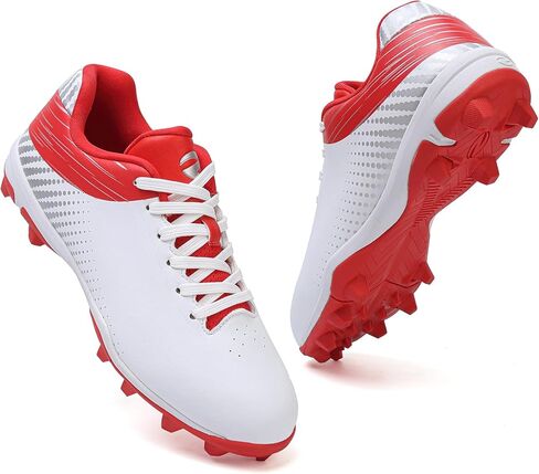 Softball Cleats for Women Baseball Shoes Molded Rubber Spikes Turf Dirt Fields in Saudi Arabia