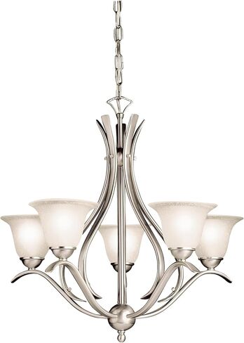 Kichler 2019NI Dover Mini Chandelier 4-Light, Brushed Nickel in Kuwait