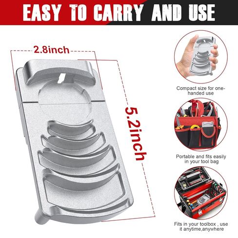 أداة إزالة الأزيز للأنابيب البلاستيكية، أدوات السباكة، أداة إزالة الأزيز البلاستيكية الاحترافية، لحرق الأنابيب بستة أحجام من الأنابيب من 1-1/4 إلى 4 بوصة، أداة الشطب البلاستيكية تترك حواف الأنابيب ناعمة. in Kuwait