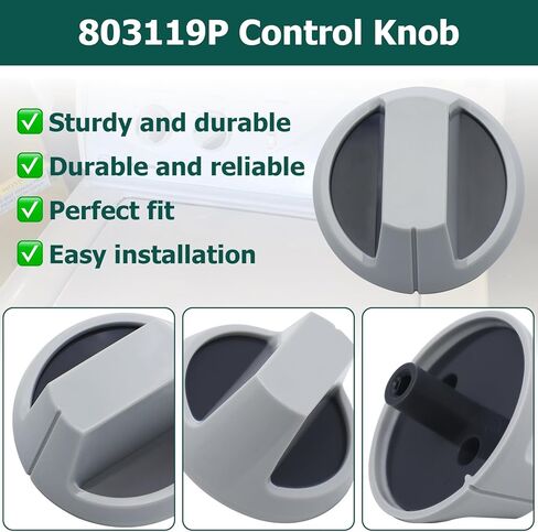803119P Control Knob Compatible with Speed Queen Washer Replace 803119 2813209 AP5619372 in Kuwait