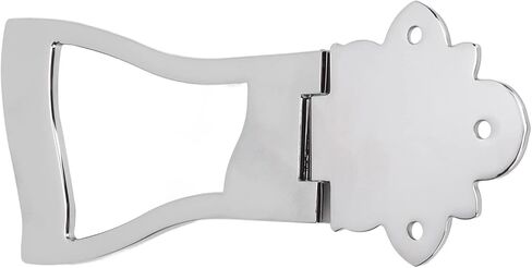 Guitar Tailpiece Bridge, 6 String Trapeze Tailpiece Metal Accessory Replacement Part, Durable Metal Construction Easy Installation, for Electric Acoustic Guitars (Silver) in Saudi Arabia