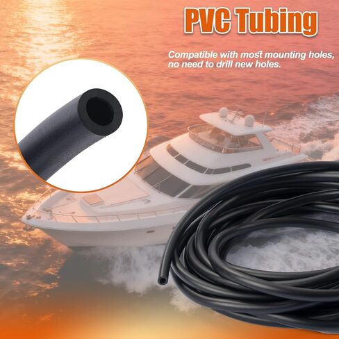 Marine Boat Speedometer Kit - 6M/19.69FT Tube, Boat Speed Sensor with Metal Case & Accessories for Yacht/Boat (#4-7) in Kuwait
