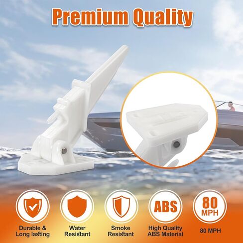 Marine Boat Speedometer Kit - 6M/19.69FT Tube, Boat Speed Sensor with Metal Case & Accessories for Yacht/Boat (#4-7) in Kuwait