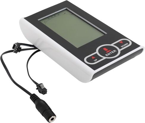 Exercise Bike Monitor Speedometer for Stationary Bike or Elliptical Trainer, Plastic Replacement Display with Heart Rate, Time, Speed, Calories, Mileage and Scan Functions in Saudi Arabia