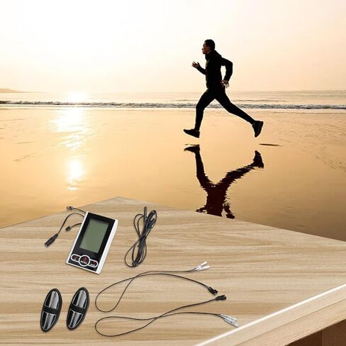 Exercise Bike Monitor Speedometer for Stationary Bike or Elliptical Trainer, Plastic Replacement Display with Heart Rate, Time, Speed, Calories, Mileage and Scan Functions in Saudi Arabia
