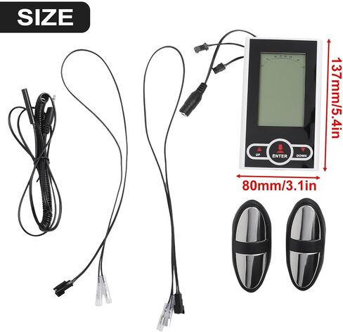 Exercise Bike Monitor Speedometer for Stationary Bike or Elliptical Trainer, Plastic Replacement Display with Heart Rate, Time, Speed, Calories, Mileage and Scan Functions in Saudi Arabia