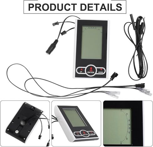 Exercise Bike Monitor Speedometer for Stationary Bike or Elliptical Trainer, Plastic Replacement Display with Heart Rate, Time, Speed, Calories, Mileage and Scan Functions in Saudi Arabia