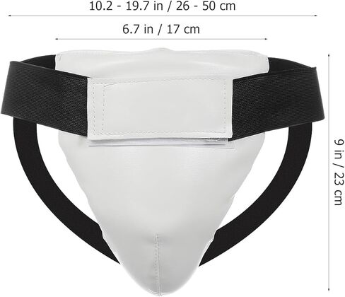 Totority Kids Groin Protector Adjustable Taekwondo Groin Guard for Boys MMA Boxing Crotch Protection with Breathable Abs Plastic Core and Moisture-Wicking Liner 9.06X6.69X0.39 Inches in Saudi Arabia