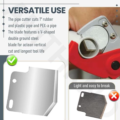 48-22-4203 Pex & Tubing Cutter Replacement Blade Compatible with Milwaukee 48-22-4200 and 48-22-4202 Tubing Cutters, cuts up to 1" rubber and plastic tubing and PEX-a tubing (2) in Kuwait