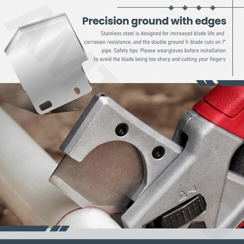 48-22-4203 Pex & Tubing Cutter Replacement Blade Compatible with Milwaukee 48-22-4200 and 48-22-4202 Tubing Cutters, cuts up to 1" rubber and plastic tubing and PEX-a tubing (2) in Kuwait