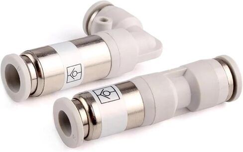 صمام فحص عدم العودة هوائي في اتجاه واحد من النوع المستقيم صمام فحص سريع للتحكم السريع 4 مم 6 مم 8 مم 1 قطعة (6-1l4، SPC) in Kuwait