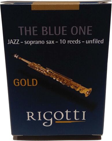 Rigotti RG.JSS Gold Jazz Soprano Saxophone Reeds - 3 Strong (10-pack) in Kuwait