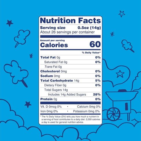 Wumple Red Cotton Candy Sugar - سكر الخيط المنكه لآلات حلوى القطن، مزيج رقيق جاهز للاستخدام - مثالي للحفلات والكرنفالات والمناسبات - عبوة من 1 (الكرز - 13.2 أونصة) in Kuwait