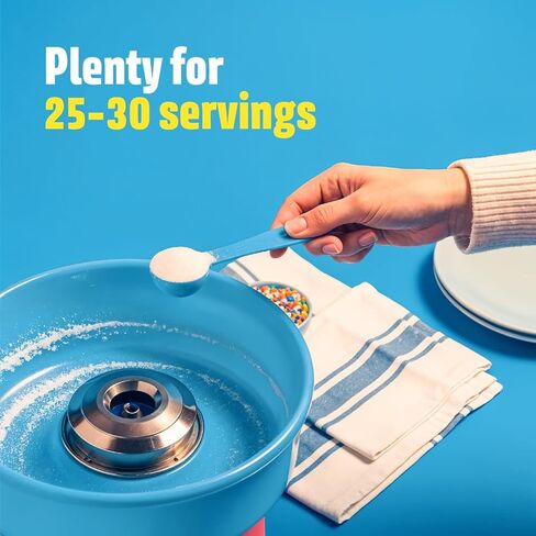 Wumple Red Cotton Candy Sugar - سكر الخيط المنكه لآلات حلوى القطن، مزيج رقيق جاهز للاستخدام - مثالي للحفلات والكرنفالات والمناسبات - عبوة من 1 (الكرز - 13.2 أونصة) in Kuwait