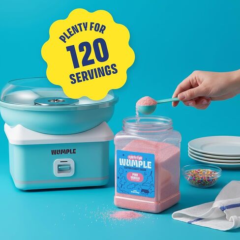 حزمة متنوعة من حلوى القطن المتنوعة من Wumple - مزيج السكر الناعم من الحبوب لآلات حلوى القطن، والحفلات، والكرنفالات والمناسبات - عبوة من 3 قطع (61 أونصة لكل قطعة) in Kuwait